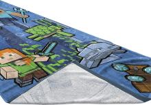 Carbotex Beach Towel Minecraft Art.MC24078254-R Bērnu mīksts dabīgas kokvilnas dvielis 70х140cm