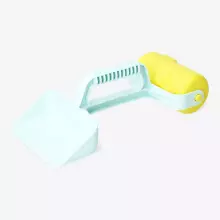 Bebe Basic Sand Toys Art.77404 Pludmales rotaļu lāpstiņa ar rullīti