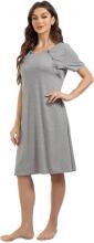 Sumeyuyu Nursing Nightdress Art.77478 Grey Nightsuit