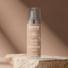 Hyaluron Liquid Foundation - Warm Nude 03  Art.78556 Натуральная жидкая основа с натуральной гиалуроновой кислотой и органическим миндальным маслом - 30 мл