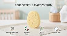 La Bebe™ Natural Baby Bath Sponge, Art. 34785, īpaši maiga, ražota Itālijā