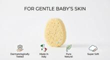 La Bebe™ Natural Baby Bath Sponge, Art. 34785, īpaši maiga, ražota Itālijā