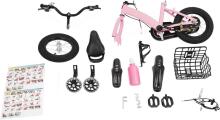 Kids Bike Wheels Collas 12' Pink Art.8059  Bērnu divritenis (velosipēds) ar palīgriteņiem