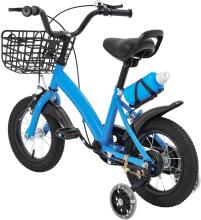 Kids Bike Wheels Collas 12' Blue Art.8061 Bērnu divritenis (velosipēds) ar palīgriteņiem