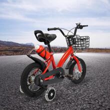 Kids Bike Wheels Collas 12' Red Art.8062   Children's two-wheeled bicycle with additional wheels
