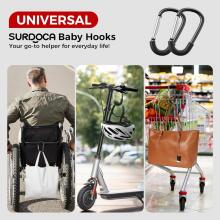 Surdoca Pram Hook for Mum Art.81378  Замочек для ручки коляски