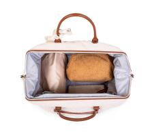 Childhome Nursery Bag Art.84587 Teddy OffWhite Soma mamiņai