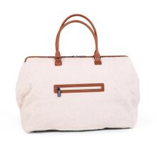 Childhome Nursery Bag Art.84587 Teddy OffWhite Soma mamiņai