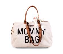 Childhome Nursery Bag Art.84587 Teddy OffWhite Soma mamiņai