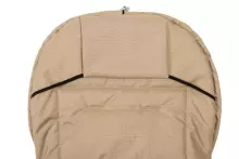 Sensillo Classic Romper Bag Art.84667 Cappuccino/Wool  Sleeping bag with natural sheepskin for a stroller