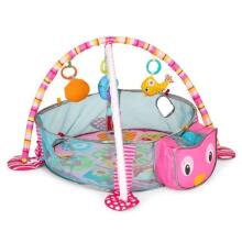 Eco Toys Baby Mat 3 in 1 Art.88970 Aktivitāšu paklājiņš ar bumbām, 0 m+