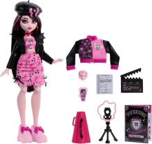 Monster High – Fearbook Draculaura Art.HXW30 lelle Kino kluba stilā ar aksesuāriem