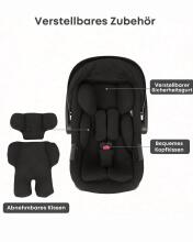 BabyVoyage i-Size 40-85 cm Baby Car Isofix Art.85349 Black Autosēdeklis 0-13 kg