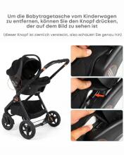 BabyVoyage i-Size 40-85 cm Baby Car Isofix Art.85349 Black Autosēdeklis 0-13 kg