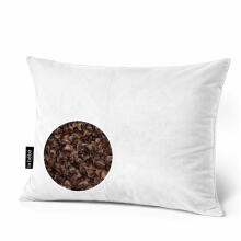 La bebe™ Pillow Eco 40x60 Art.85361 Spilvens ar rāvējslēdzēju un griķu sēnalas pildījumu ar kokvilnas apvalku [40x60cm]