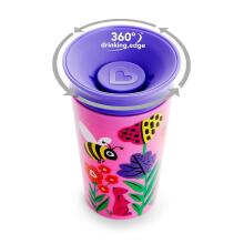 Munchkin Miracle Deco Cup 360° Art.86919 Monkey/Bee Mācību krūzīte 266 ml,2 gab