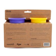 Munchkin Miracle Deco Cup 360° Art.86919 Monkey/Bee Mācību krūzīte 266 ml,2 gab