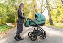 Camarelo Zeo Eco Art.05. Daudzfunkcionālie rati 2in1, melns