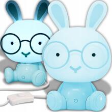 Kids Severno Art.89526 Blue Детский ночник Зайчик