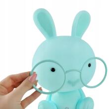 Kids Severno Art.89526 Blue Детский ночник Зайчик