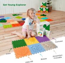 Orto Nature Orthopedic Mat Sets Young Explorer  Art.OTN-S-YNX  Bērnu paklājs no 6 daļām