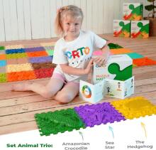 Orto Nature Orthopedic Mat Sets Young Explorer  Art.OTN-S-YNX  Bērnu paklājs no 6 daļām