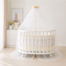 Lorelli Canopy Art.20051170001 White Luxurious universal canopy for a baby crib