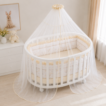 Lorelli Canopy Art.20051170005 Pink Luxurious universal canopy for a baby crib