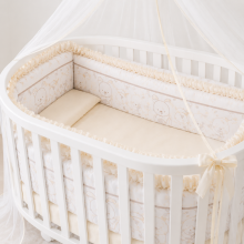Lorelli Canopy Art.20051170003 Beige Luxurious universal canopy for a baby crib