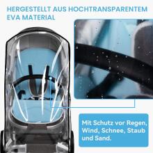 Universal Rain Cover for Twins Art.9161 Универсальный дождевик для коляски (двойни/близнецов)