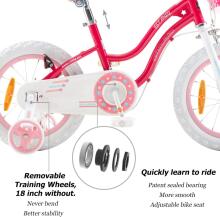 Royal Baby Kids Bike Wheels Collas 12'  Art.92083 Pink   Bērnu divritenis (velosipēds) ar palīgriteņiem