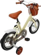Kids Bike Wheels Collas 12' Beige Art.92089  Bērnu divritenis (velosipēds) ar palīgriteņiem
