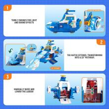 Super Wings The World Aircraft Art.92418  Playset, flying airport with figures