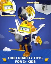 Super Wings Transforming Paul Art.EU760965 Игрушка  Трансформирующийся Пол и мячик Animal Power Ball, примерно 12,3 см