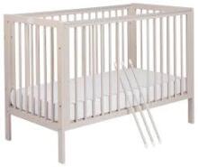 La Bebe™ Kids Wood Cot Sosna Tomi 5 Art.92430 Natural Детская деревянная кроватка 120x60см