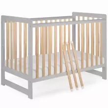 La Bebe™ Kids Wood Cot Tomi 18 Art.92455 Natural Детская деревянная кроватка 120x60см
