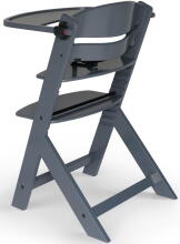 KinderKraft Enock Art.92567 White  Koka barošanas krēsls