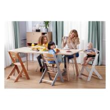 KinderKraft Enock Art.92567 White  Koka barošanas krēsls