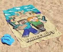 Carbotex Beach Towel Minecraft Art.MC24002024-R