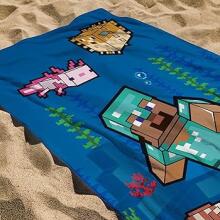 Carbotex Beach Towel Minecraft Art.MC043-R