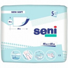 Seni Soft  Пеленки одноразовые впитывающие 5 шт. 40x60 см