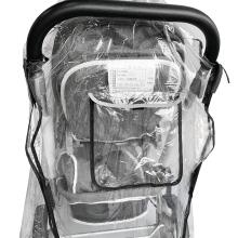 Universal Rain Cover for Twins Art.94532 Универсальный дождевик для коляски (двойни/близнецов)