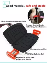 Strolex The Grab&Go Booster Black Art.MF01-EU/BLA Портативный автомобильный бустер для детей от 4 до 12 лет