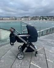 Arrue Ixo 2 Art.96638 Star Grey Baby stroller with cradle