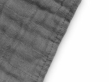 Jollein Bandana Bib Wrinkled Cotton Art.029-868-66009 Storm Grey - Laste puuvillane bibi taskurätikuga (2 tk.)