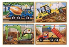 Melissa&Doug  Puzzles Box Construction Art.13792  Puidust kujundavad lastele mõeldud mõistatused