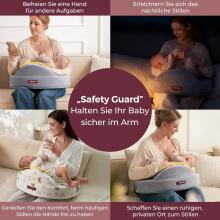 Momcozy Memory Foam Nursing Pillow with Safety Border Art.98811 Grey Ergonomisks barošanas spilvens, kas izgatavots no memory foam ar aizsargājošu sānu maliņu