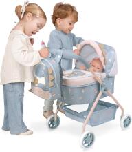 DeCuevas Toys Coco Art.86080 Leļļu rati ar somu