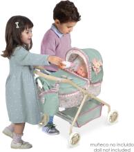 DeCuevas Toys Azul Art.86045 Leļļu rati ar somu