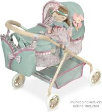 DeCuevas Toys Azul Art.86045 Leļļu rati ar somu